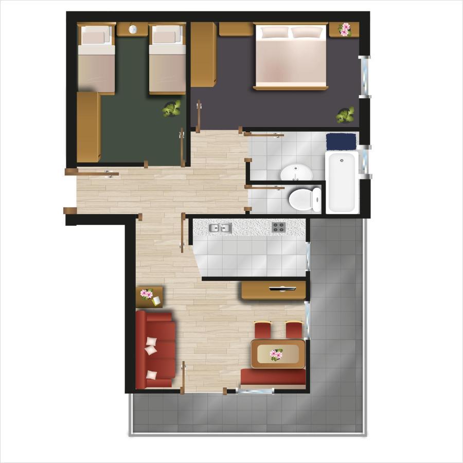 Appartements Daisy Serfaus Exterior foto